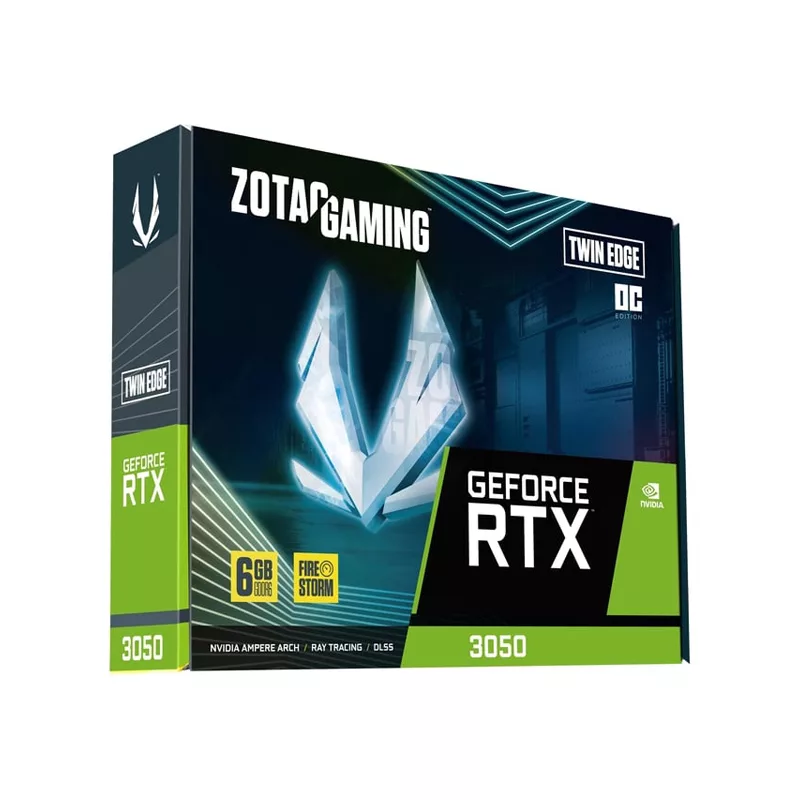 کارت گرافیک مبتنی بر NVIDIA زوتک مدل RTX 3050 6GB GDDR6 Twin Edge OC