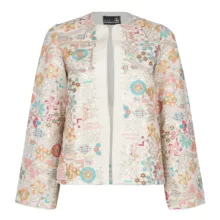 کت رسمی زنانه مدل لینن سوزندوزی