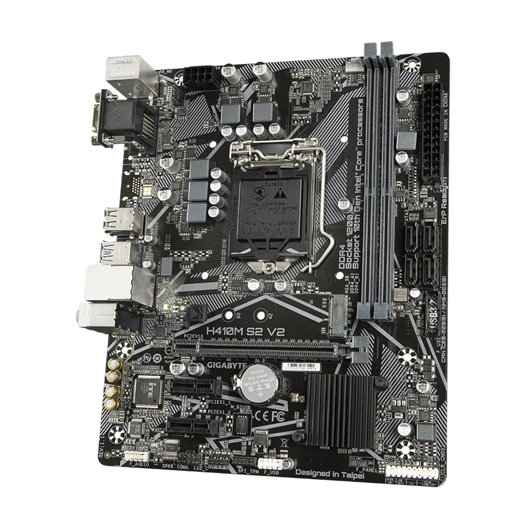 مادربرد گیگابایت مدل H410M S2 V2 rev. 1.7