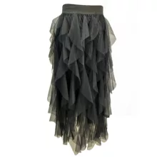 دامن زنانه مدل والان دار بلند کد bb100