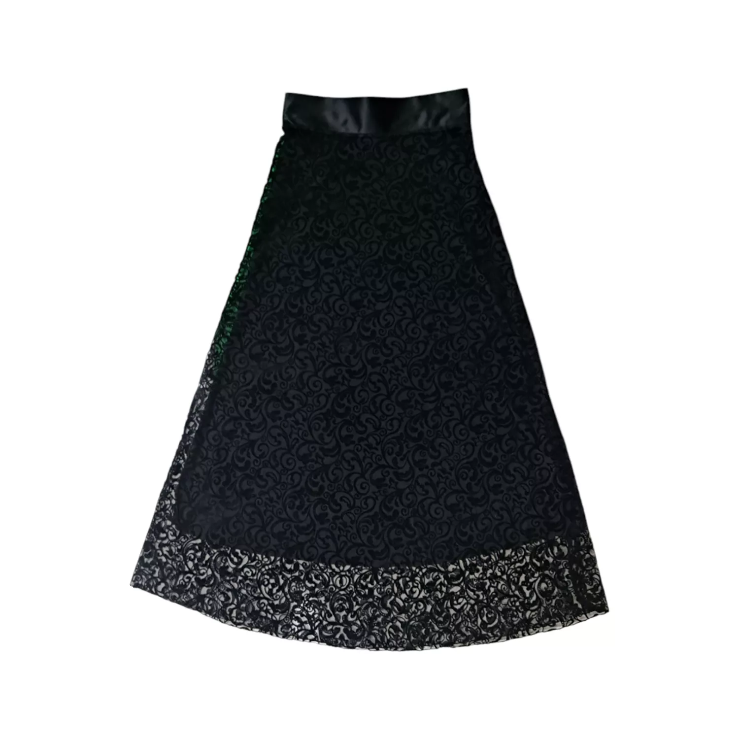 دامن راسته زنانه مدل 10314 رنگ مشکی