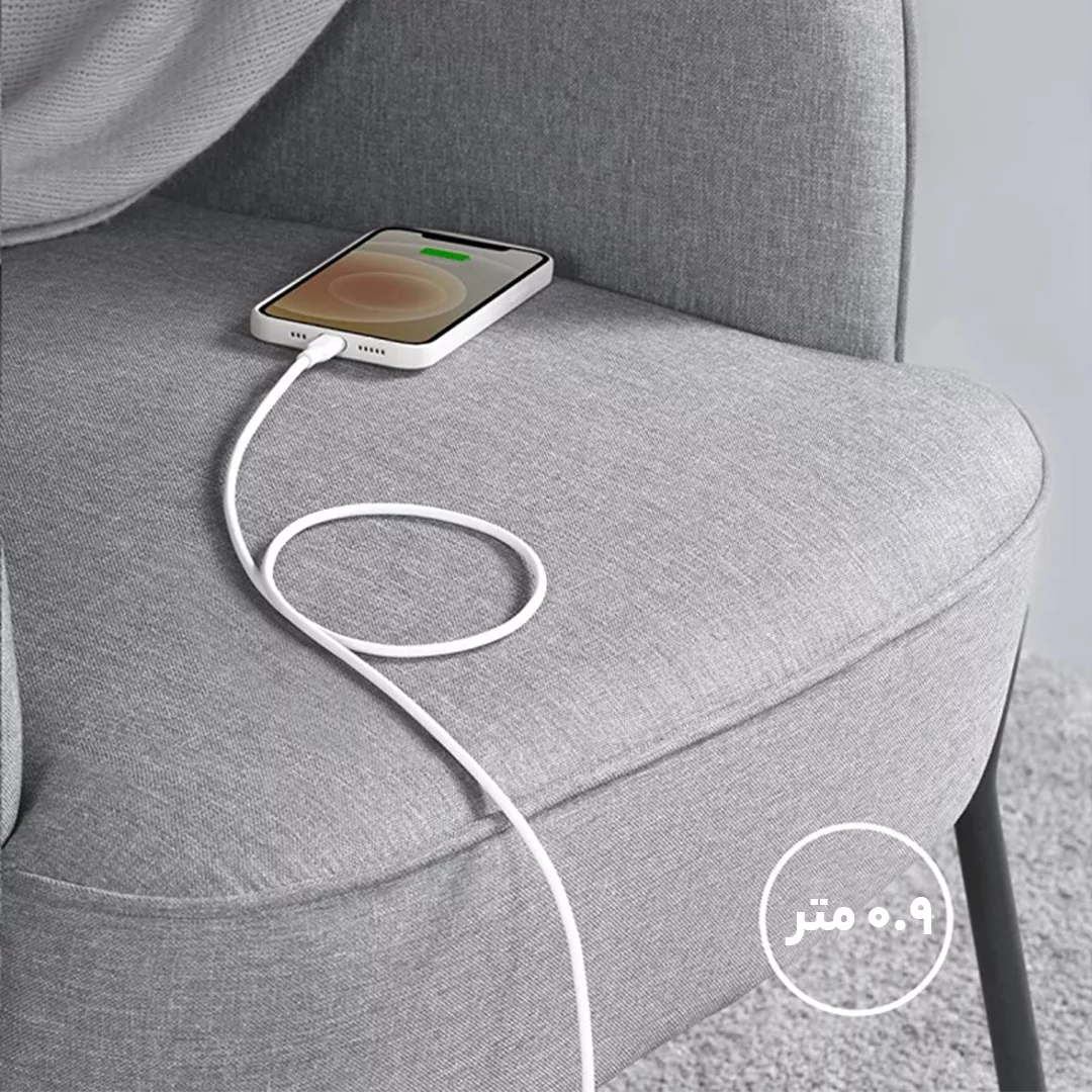 کابل تبدیل USB-C به لایتنینگ انکر مدل Power Line III Flow A8662 طول 0.9 متر
