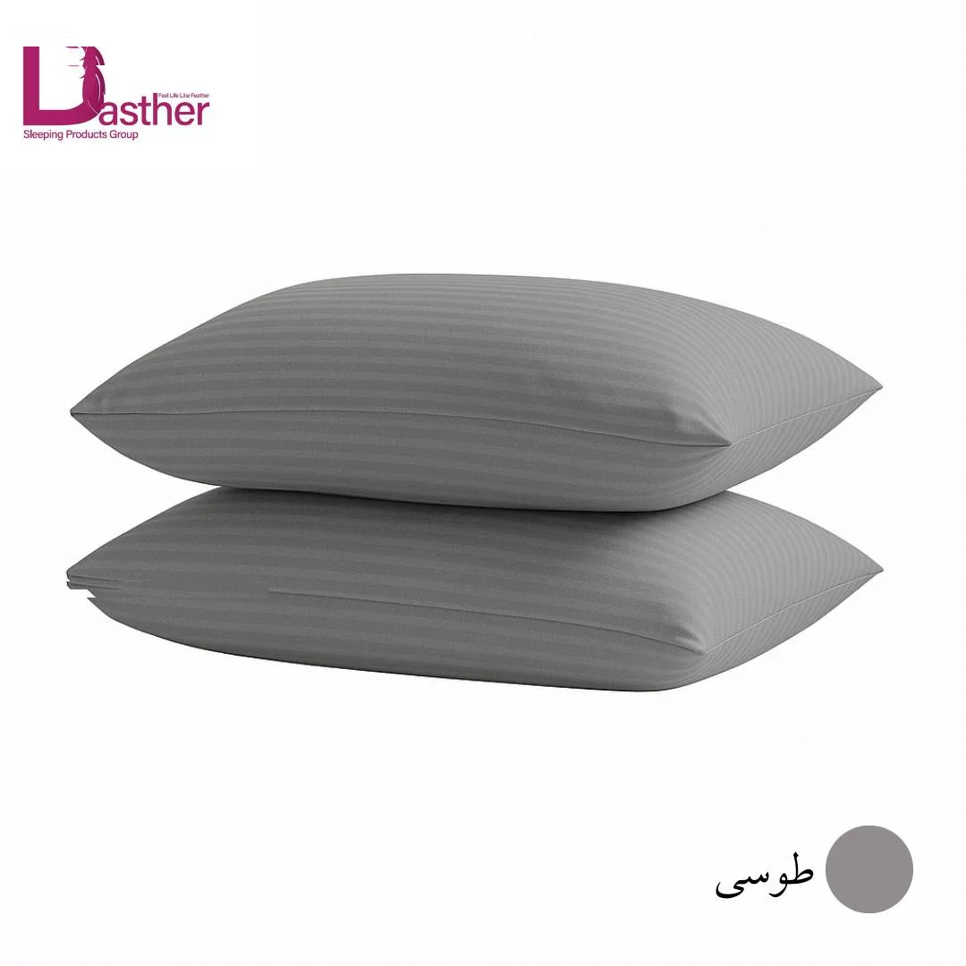 رو بالشی دستر مدل هتلی سایز 70*50 سانتی متر بسته دو عددی