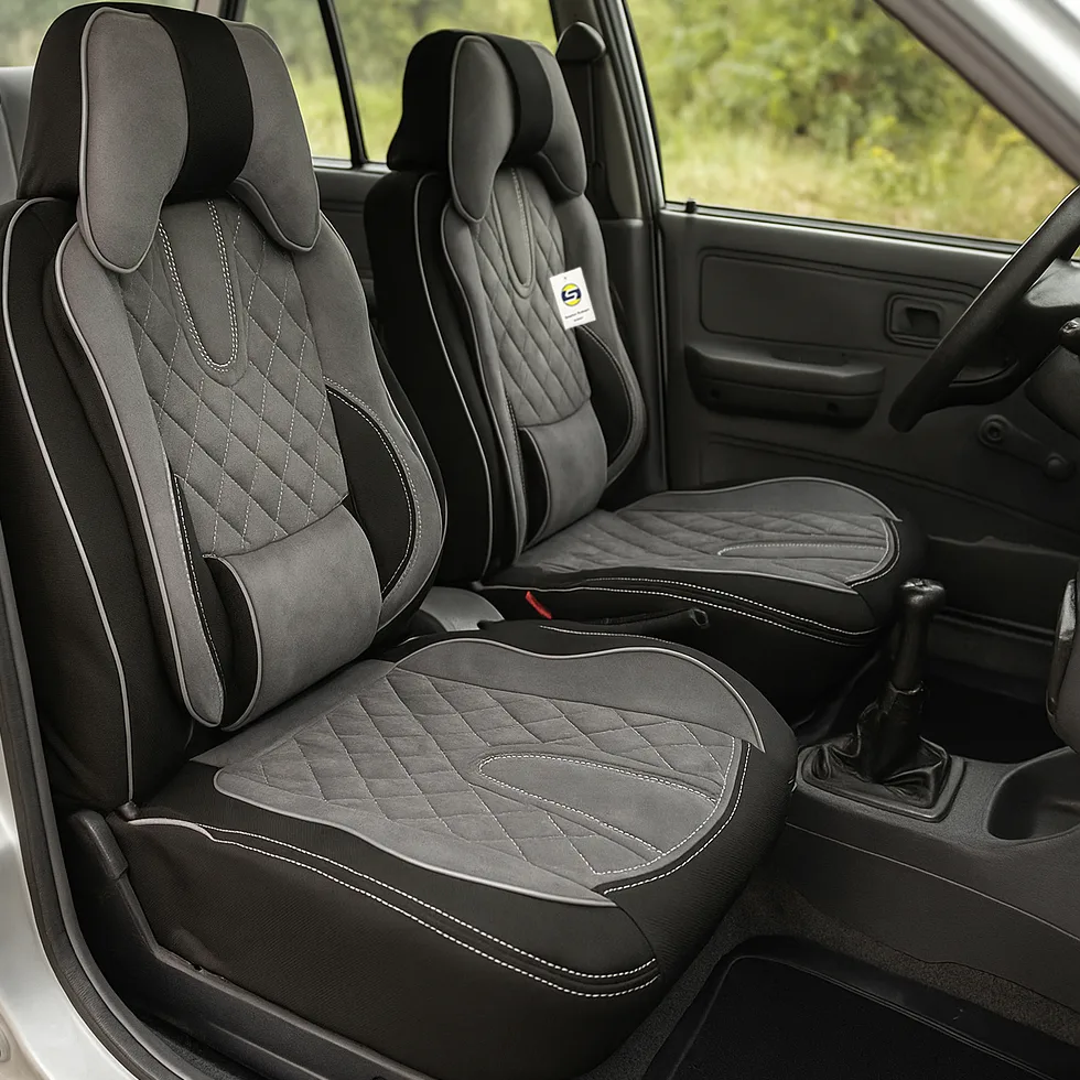 ست کامل روکش صندلی خودرو سپاهان روکش مدل Aoudi-6000 مناسب برای پراید صبا