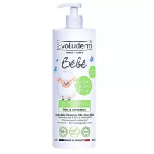 شیر شستشوی بدن کودک اولودرم مدل Bebe حجم 500 میلی لیتر