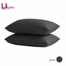 رو بالشی دستر مدل هتلی سایز 70*50 سانتی متر بسته دو عددی