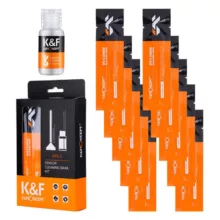 کیت تمیز کننده سنسور دوربین کی اند اف مدل SKU1616 حجم 20 میلی لیتر بسته 10عددی