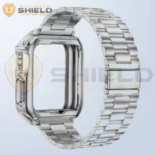 بند آلتیمیت شیلد مدل 3BLX مناسب برای اپل واچ سری 7/8/9 سایز 45 میلی متری به همراه کاور