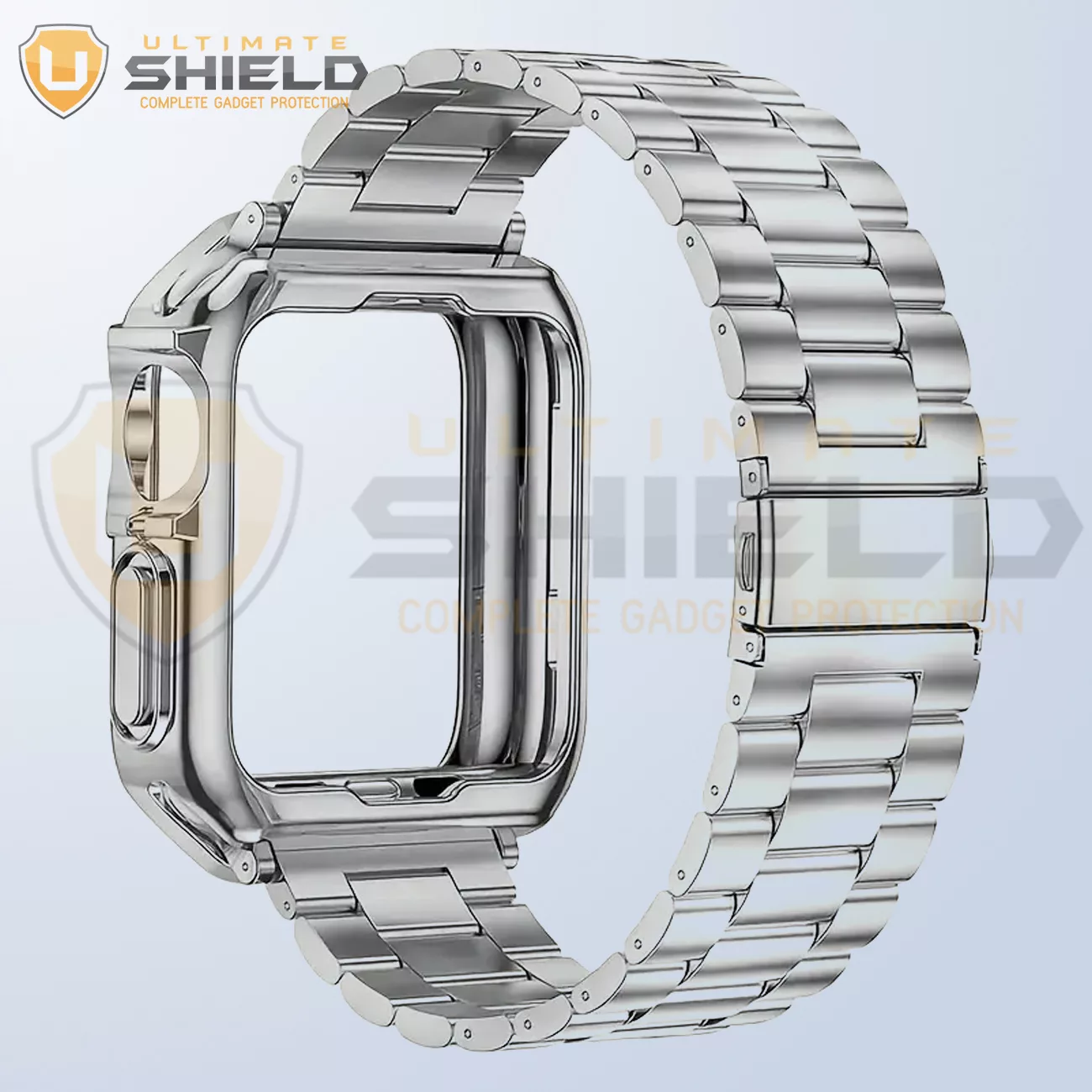 بند آلتیمیت شیلد مدل 3BLX مناسب برای اپل واچ سری 7/8/9 سایز 45 میلی متری به همراه کاور