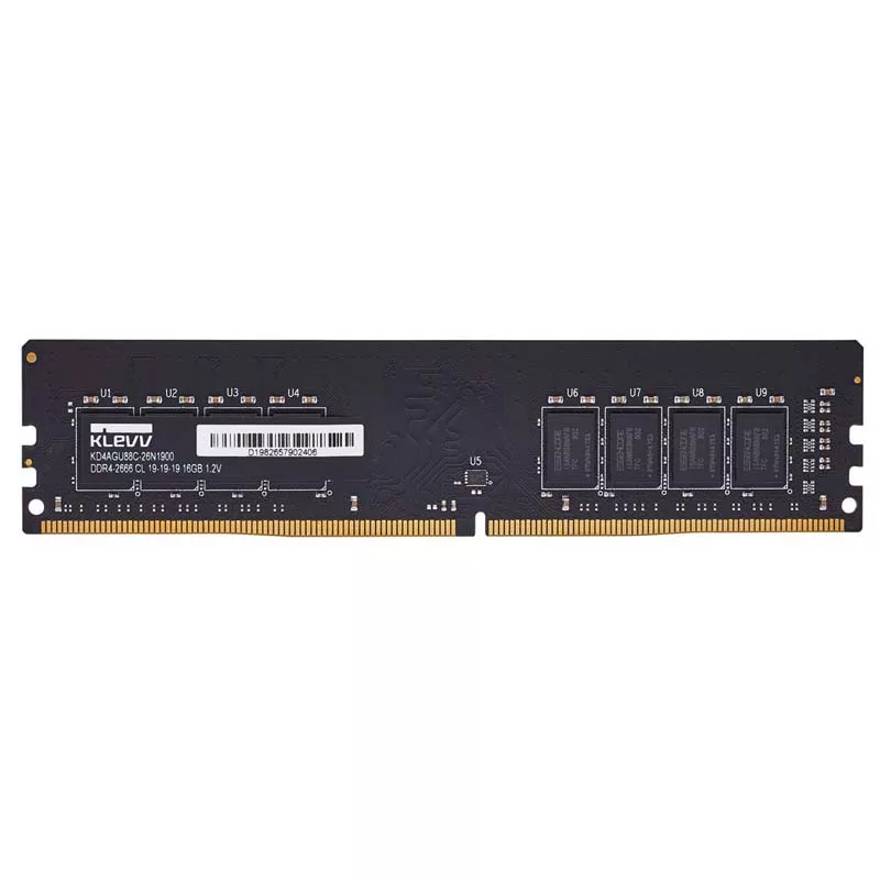 رم دسکتاپ DDR4 تک کاناله 2666 مگاهرتز CL19 کلو مدل PC4-21300 ظرفیت چهار گیگابایت