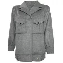 پالتو زنانه کد 40323 رنگ طوسی