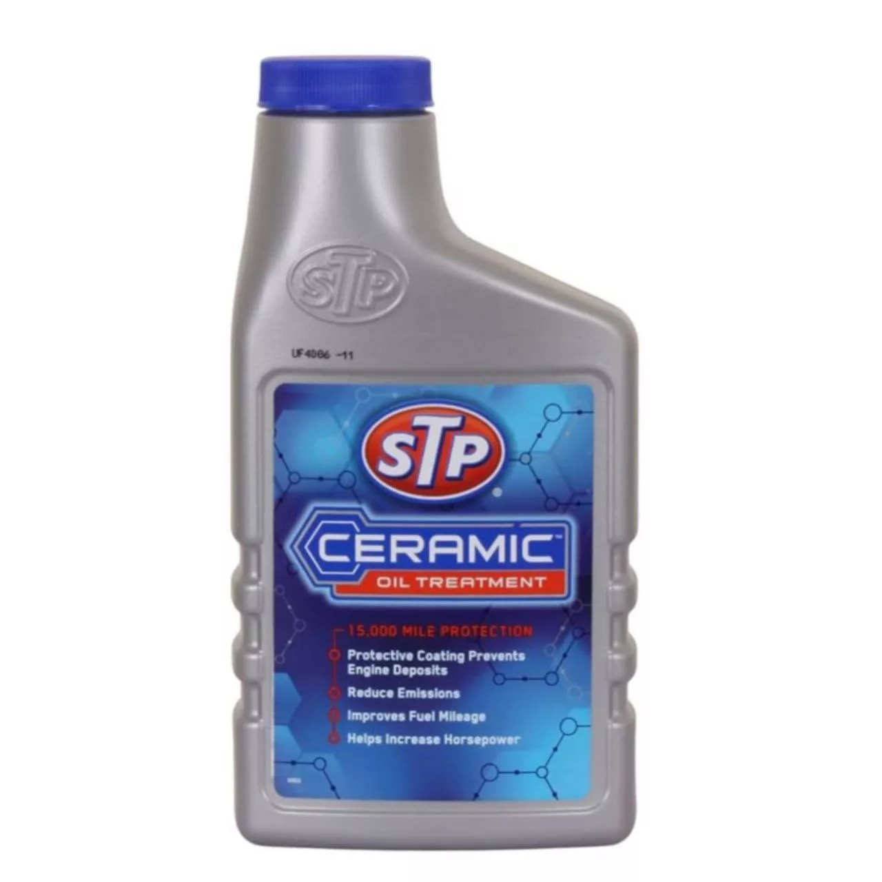 مکمل روغن موتور خودرو بنزینی اس تی پی مدل 68443EN حجم 443 میلی لیتر