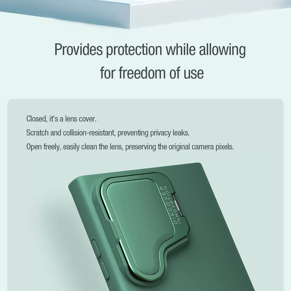 کاور نیلکین مدل CamShield Silky Prop silicon مناسب برای گوشی موبایل سامسونگ Galaxy S24 Ultra