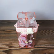 قمقمه کودک مدل دو مخزنه طرح ملودی گنجایش 0.52 لیتر