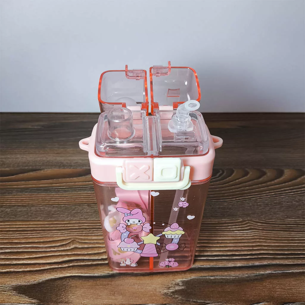 قمقمه کودک مدل دو مخزنه طرح ملودی گنجایش 0.52 لیتر