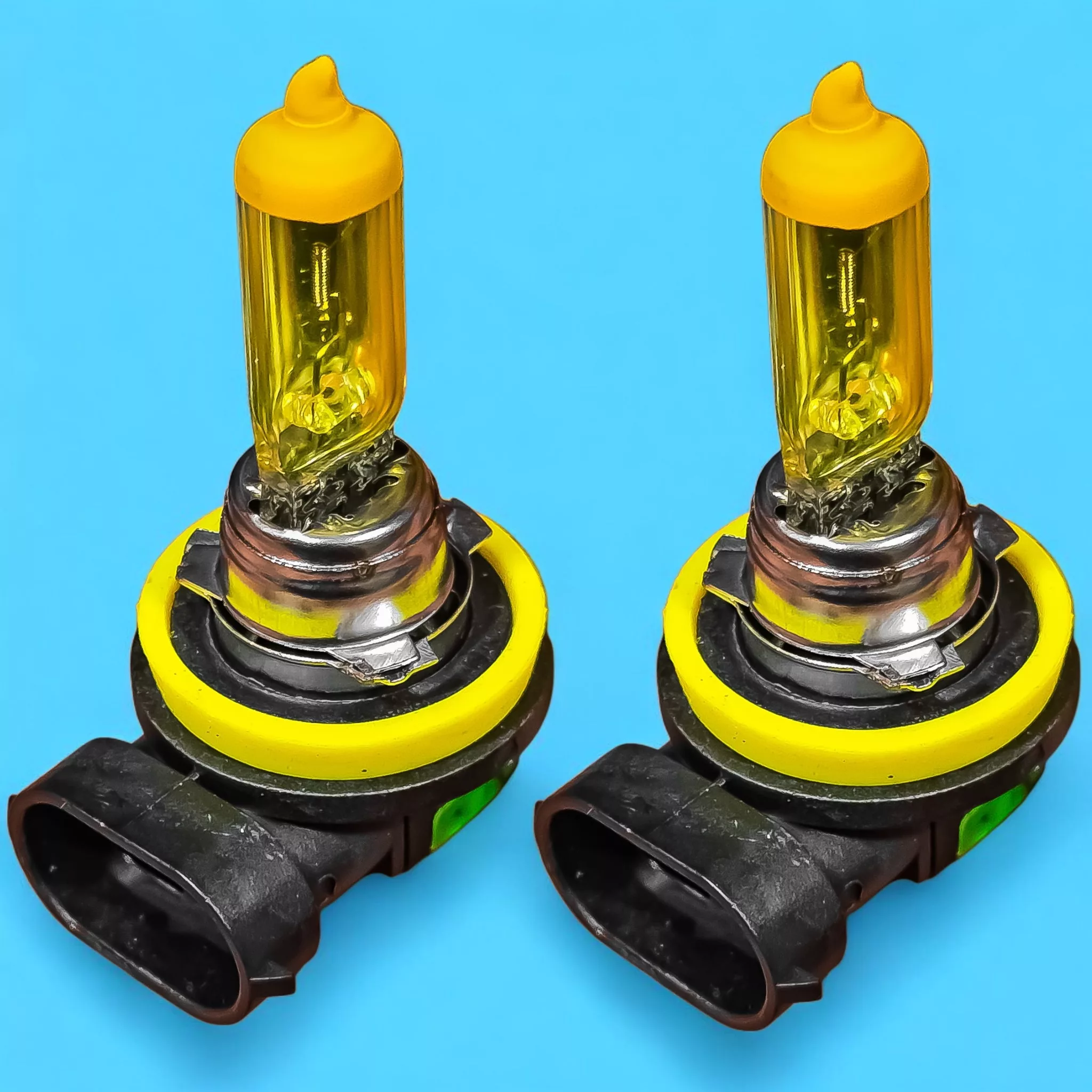 لامپ مه شکن چراغ جلو تک حالته بست یدک مدل Limo.YLW پایه H11 مناسب برای MG 550 بسته ۲ عددی