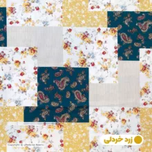 ملحفه آدنو مدل چهل تکه کد CH110 دونفره سایز 180x200 سانتی متر