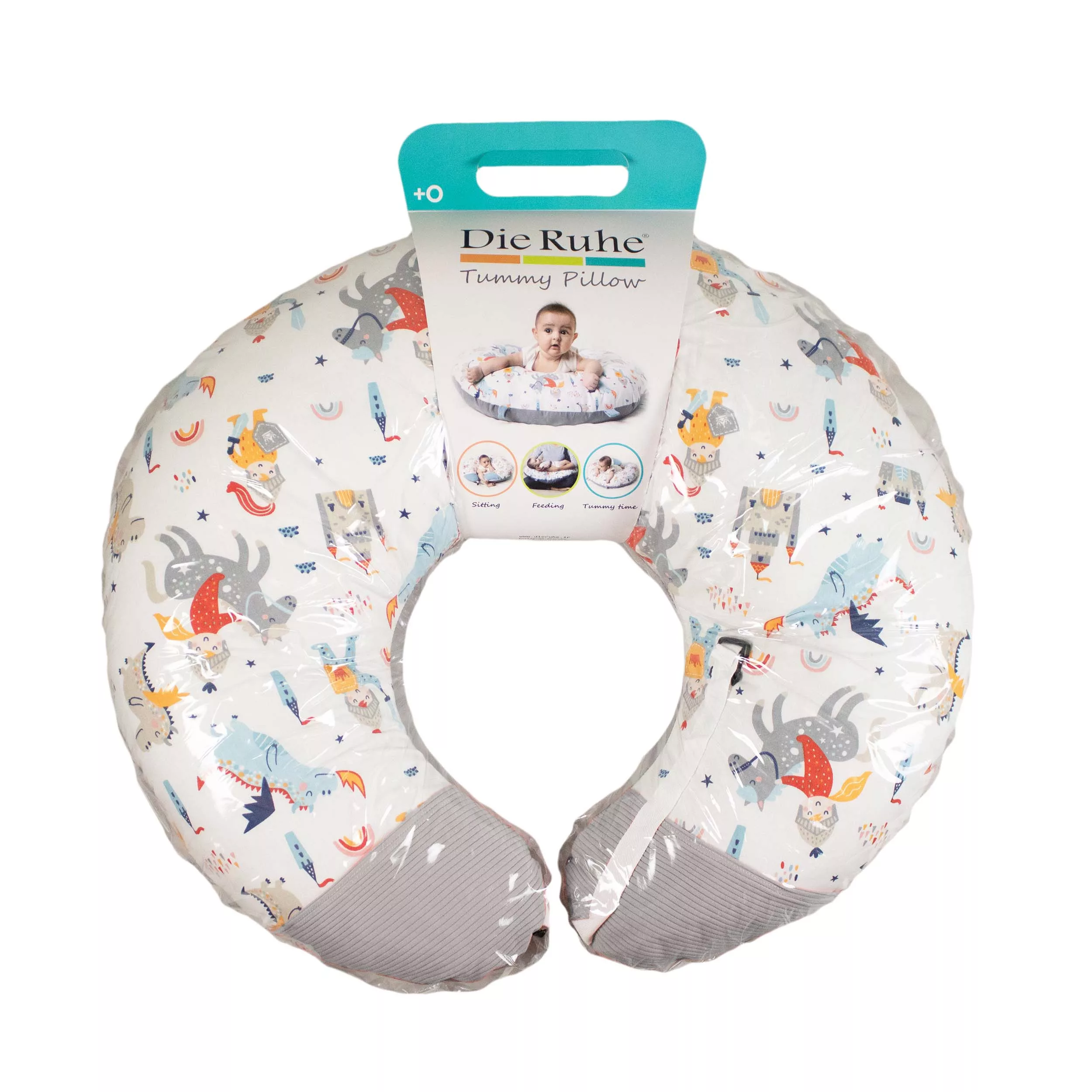 بالش شیردهی دی روحه مدل تامی پیلو طرح شوالیه