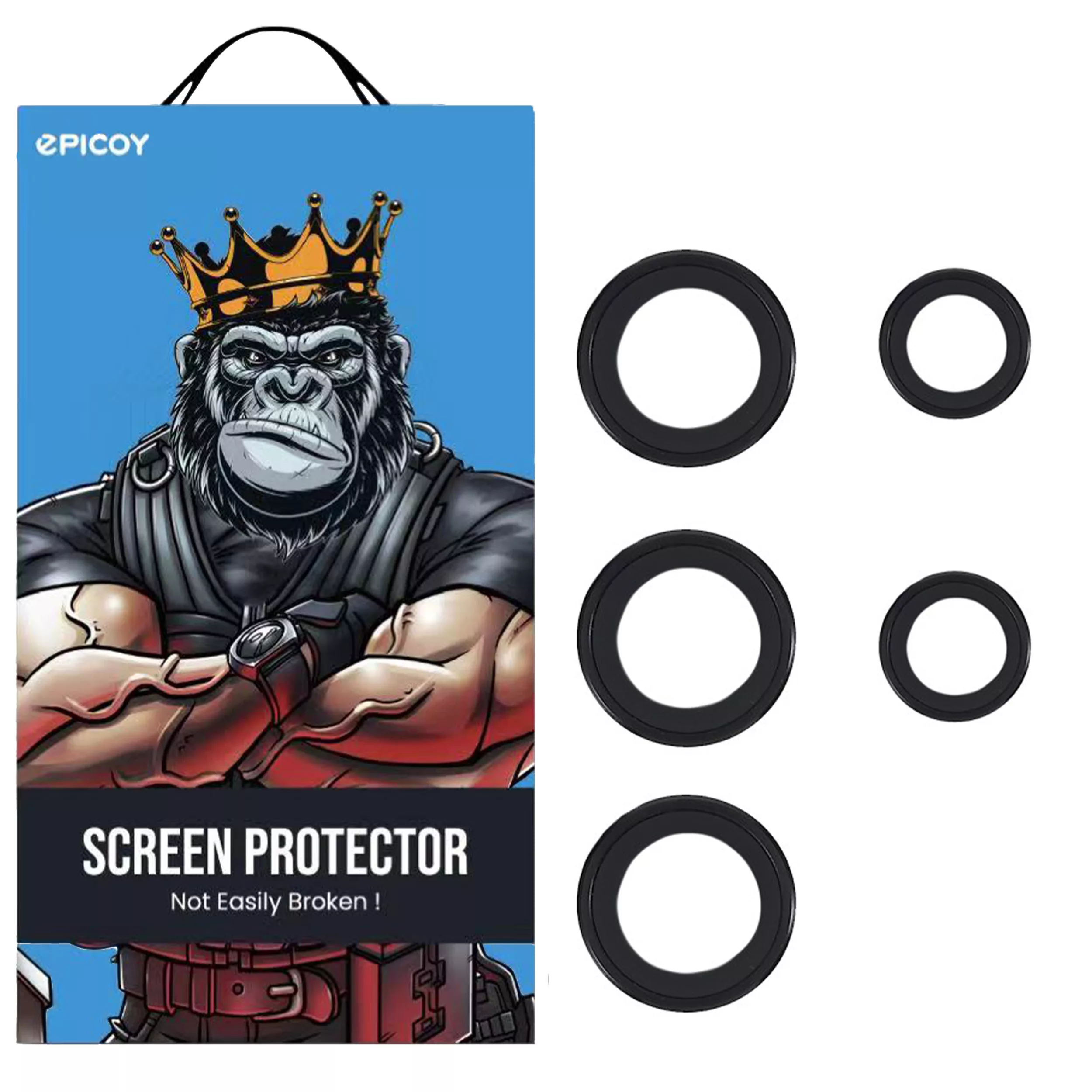 محافظ لنز دوربین اپیکوی مدل HD-ColorLenz مناسب برای گوشی موبایل سامسونگ Galaxy S22 Ultra