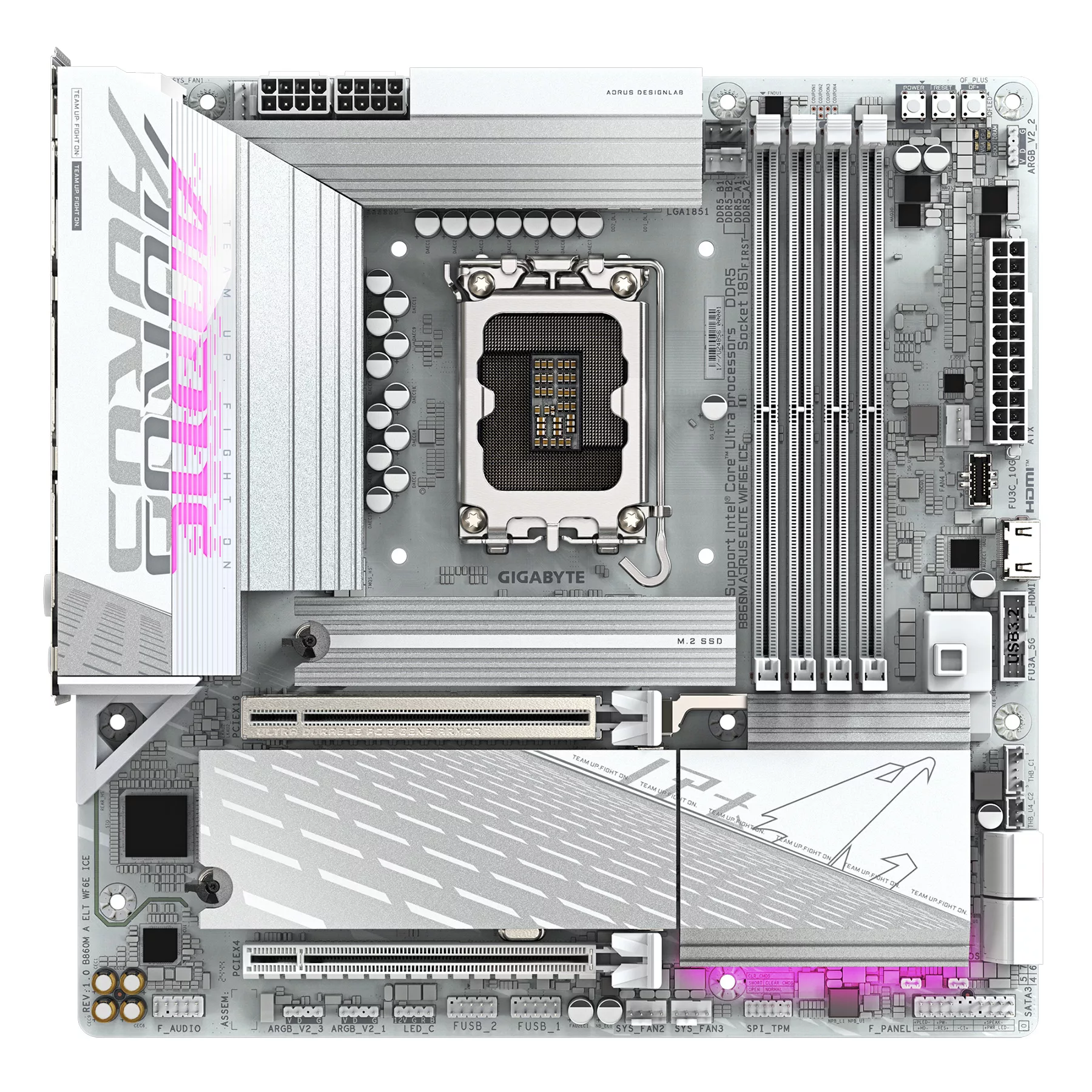 مادربرد گیگابایت مدل B860M AORUS ELITE WIFI6E ICE