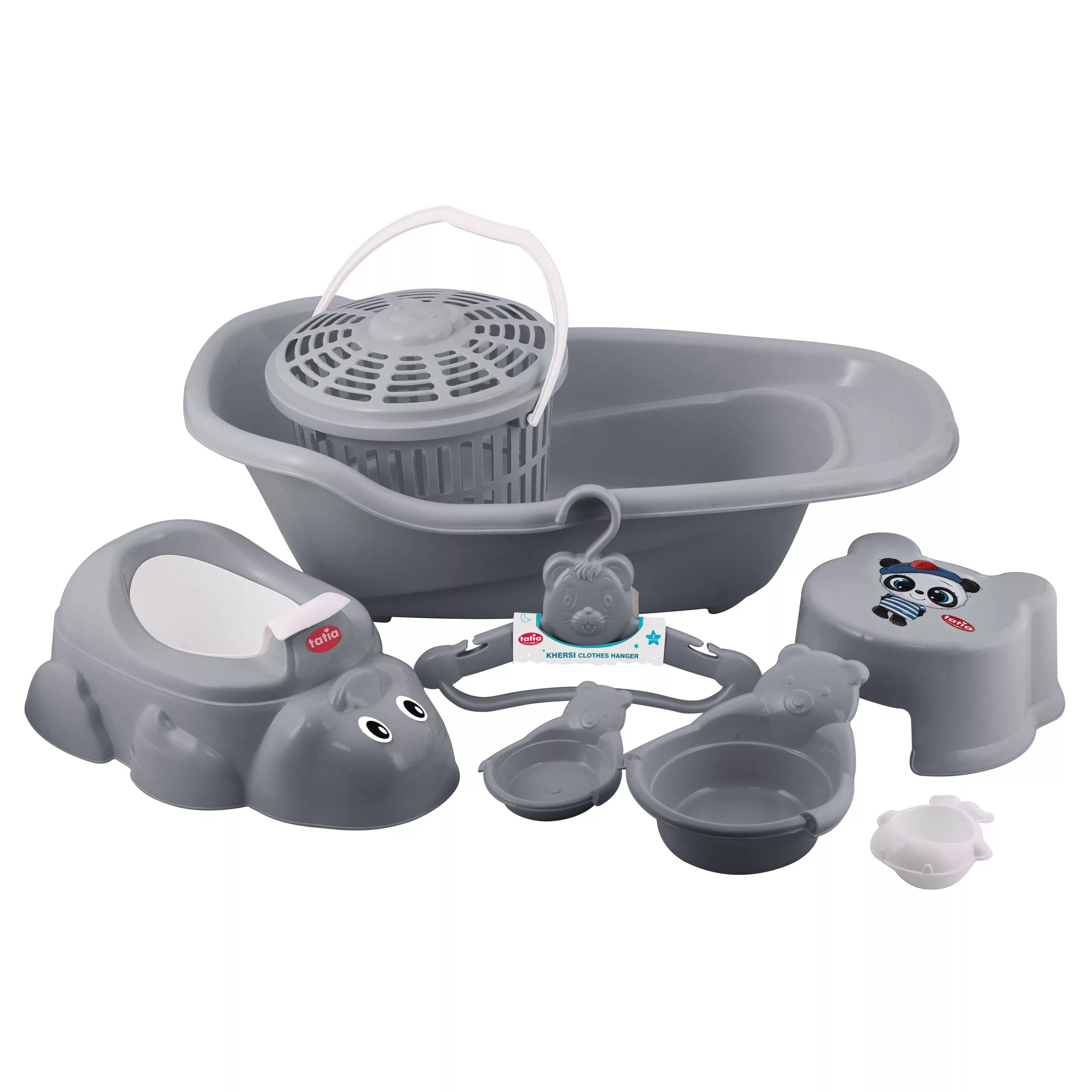 ست ۸ پارچه حمام تاتیا مدل پاندا P1