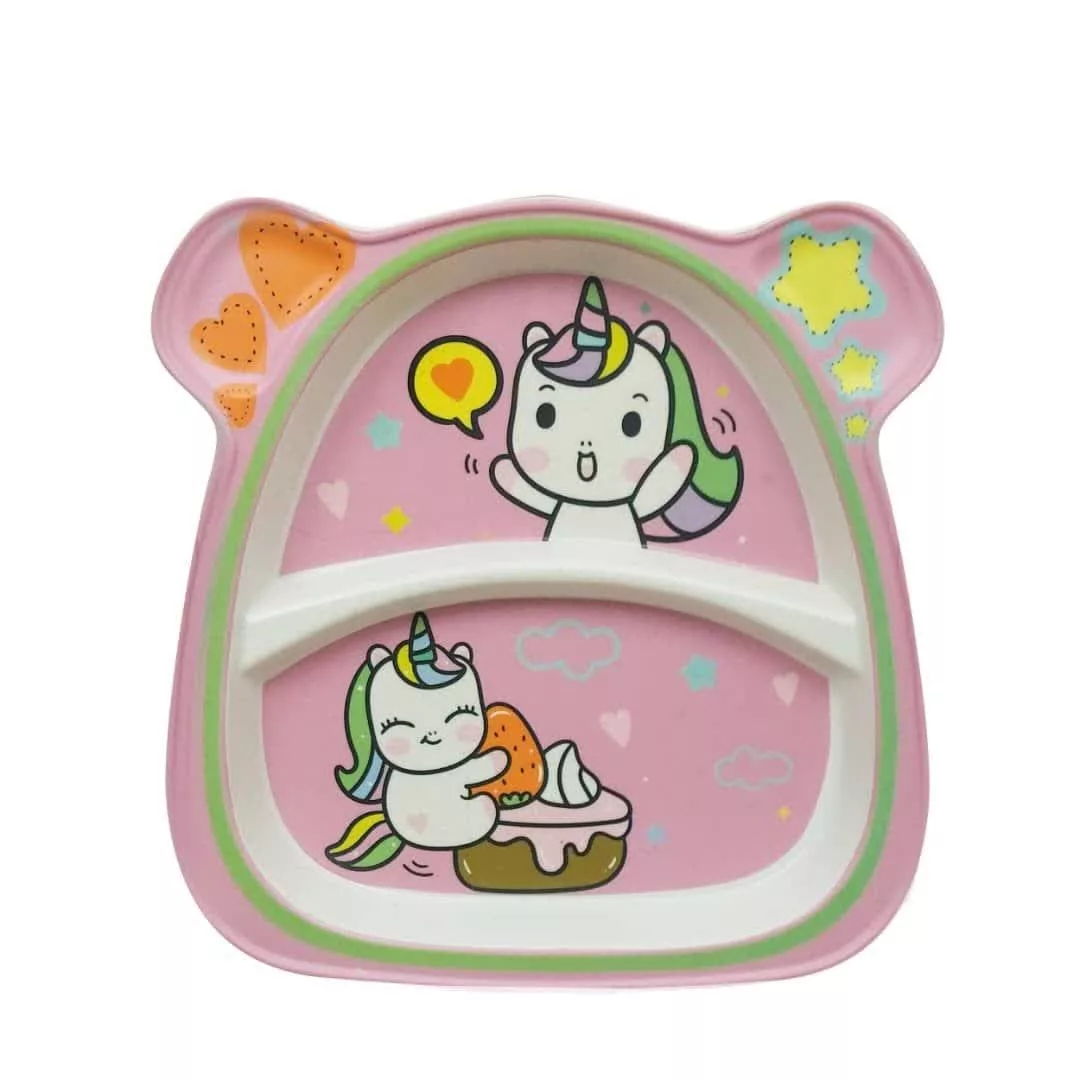 ظرف غذای 5 تکه کودک کوکو بامبو مدل یونیکورن تک شاخ