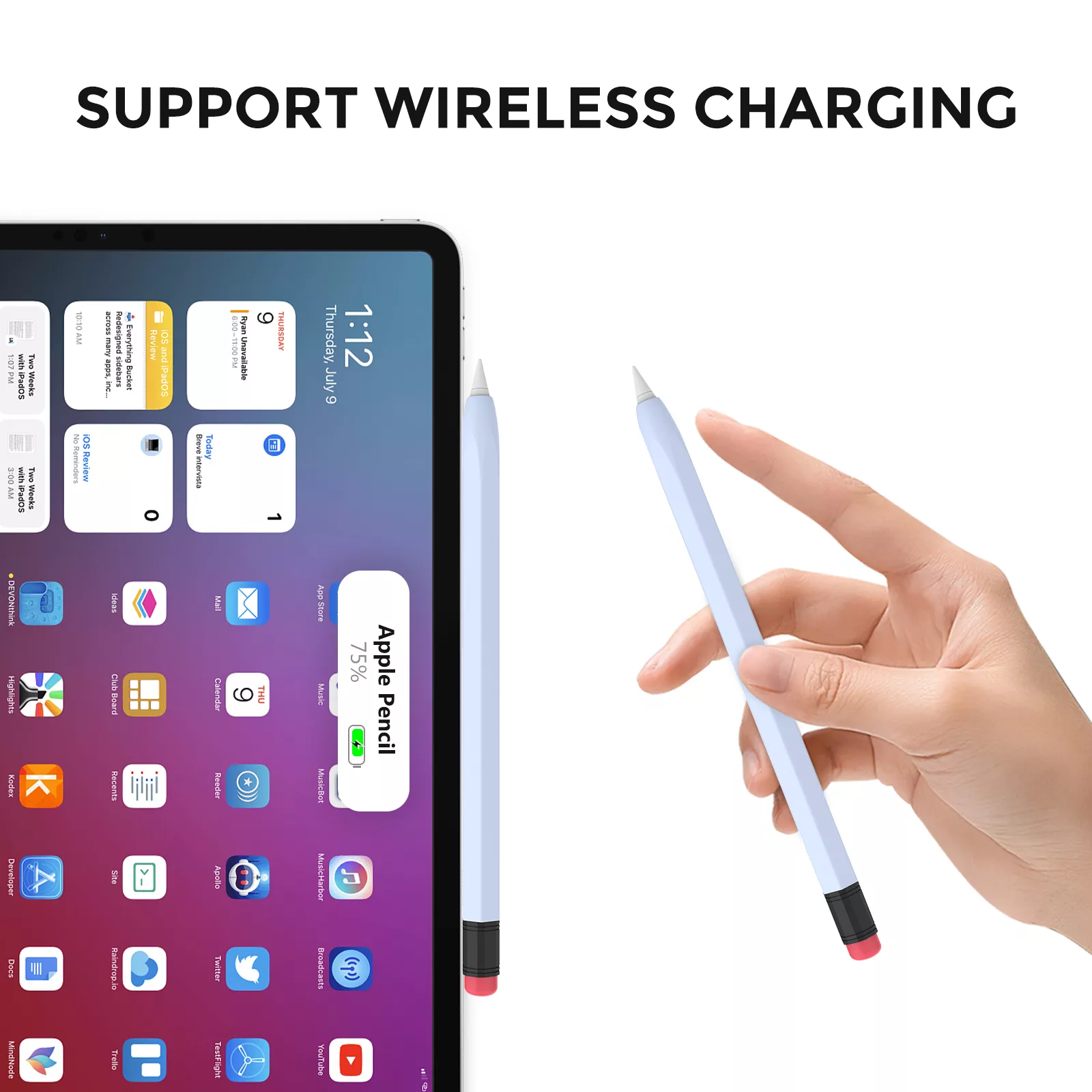 کاور آها استایل مدل PT180-2 مناسب برای قلم لمسی اپل سری 2