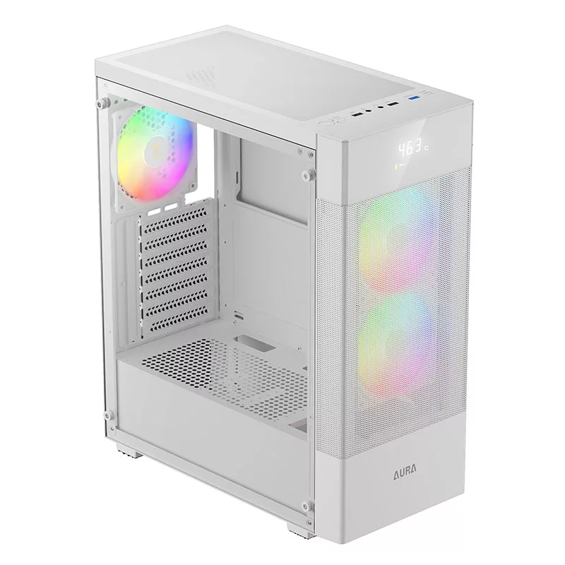 کیس کامپیوتر گیمینگ گیم دیاس مدل AURA GC5 ELITE WH ARGB
