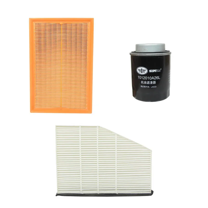 فیلتر روغن خودرو مدل b30 مناسب برای فاو بسترن B30 به همراه فیلتر هوا و فیلتر کابین