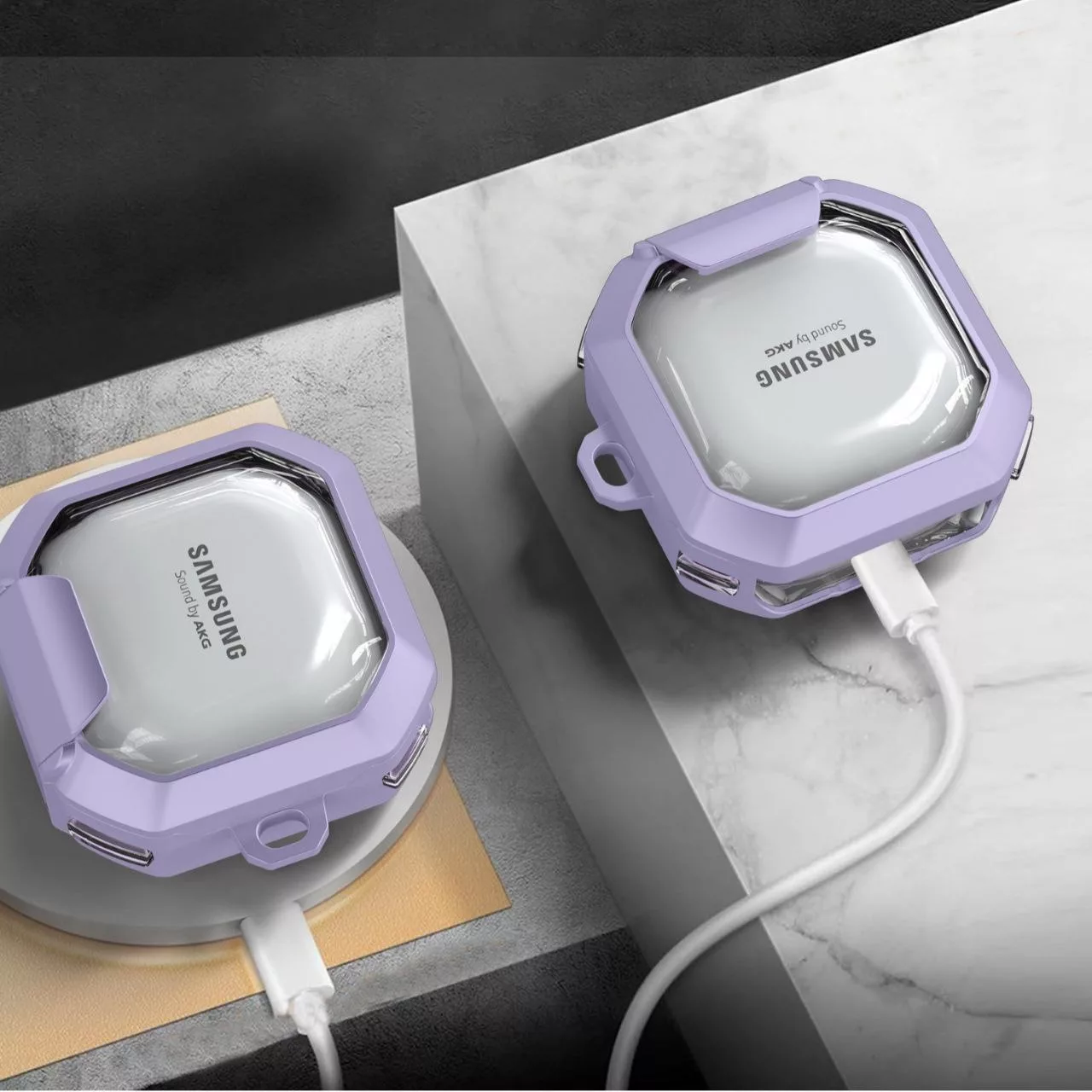 کاور مدل U.EHome مناسب برای کیس هندزفری بلوتوثی سامسونگ Galaxy Buds 2