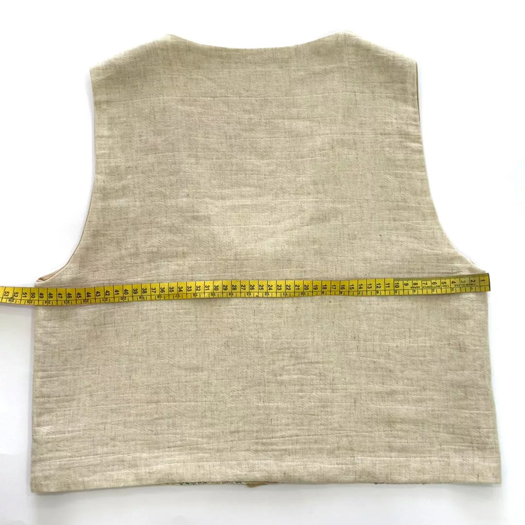 جلیقه رسمی زنانه مدل سنتی خامه دوزی