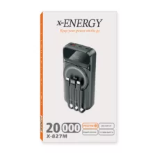 پاوربانک ایکس انرژی مدل X-827M 22.5W ظرفیت 20000 میلی آمپر ساعت