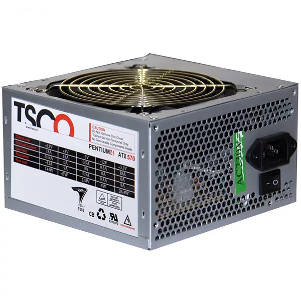 منبع تغذیه کامپیوتر تسکو مدل TP 570W