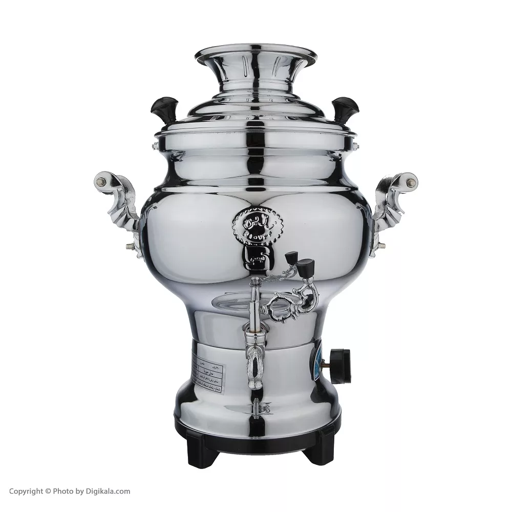 سماور برقی زرین مدل حوریا ظرفیت 6 لیتر