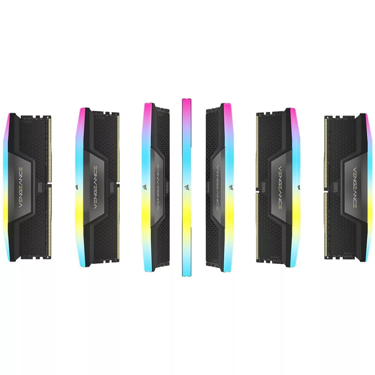 رم دسکتاپ DDR5 دو کاناله 6600 مگاهرتز CL32 کورسیر مدل VENGEANCE RGB ظرفیت 96 گیگابایت