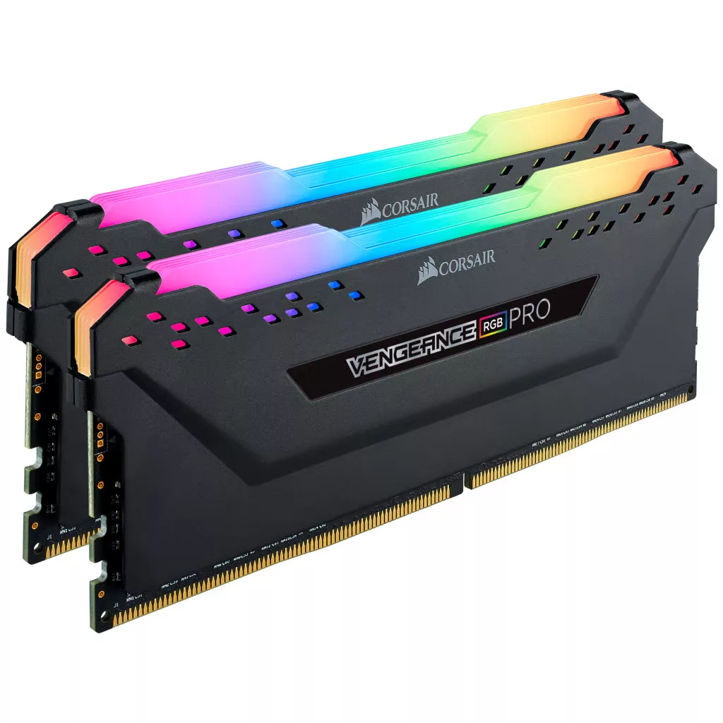 رم دسکتاپ DDR4 دو کاناله 3200 مگاهرتز CL16 کورسیر مدل VENGEANCE RGB PRO ظرفیت 16 گیگابایت