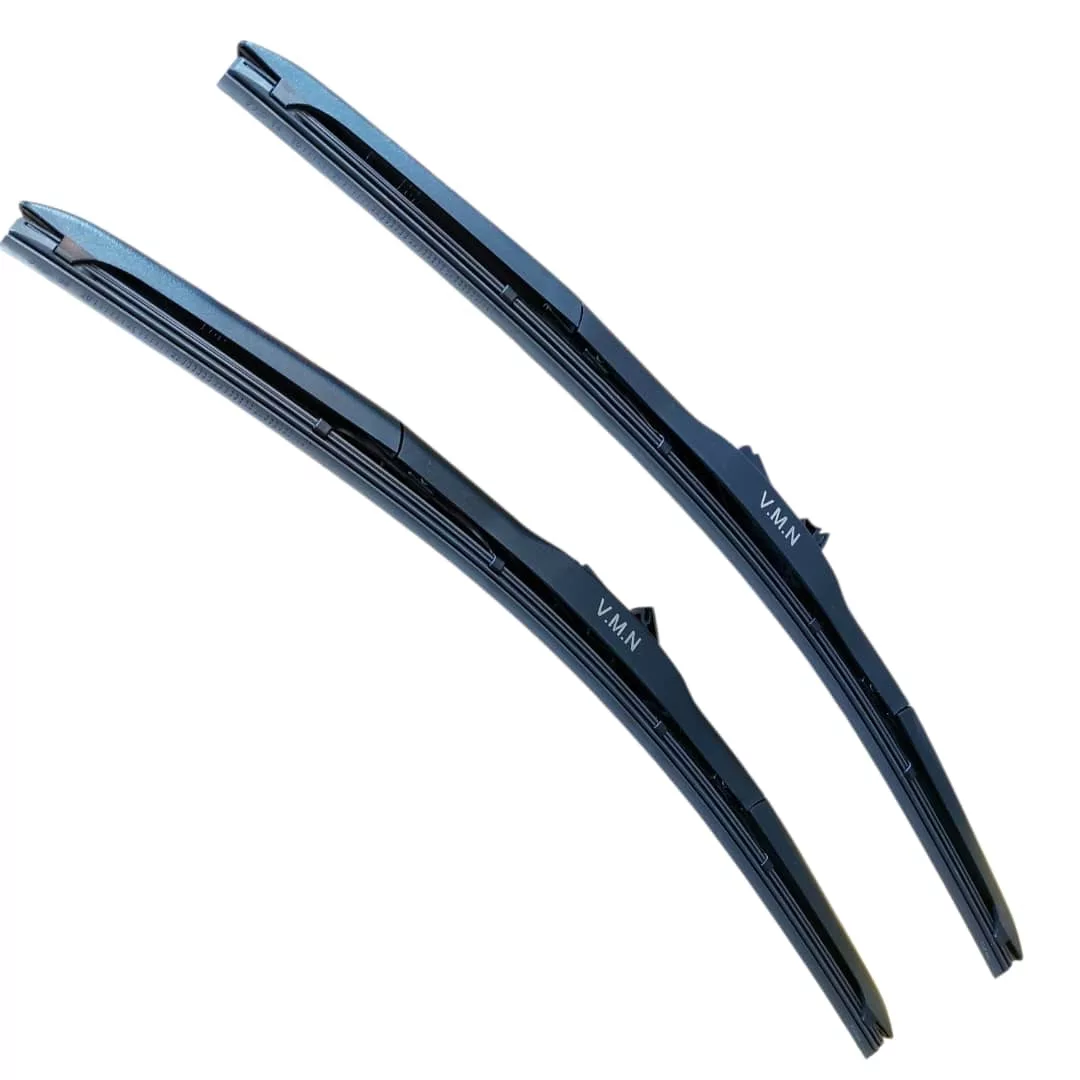 تیغه برفپاکن وی ام ان مدل هیبریدی "22+"22 اینج مناسب برای پژو 405 و ایسوزو بسته 2عددی