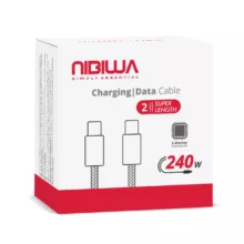 کابل USB-C نیبیوا مدل Fast Charge 240 Watt طول 2 متر