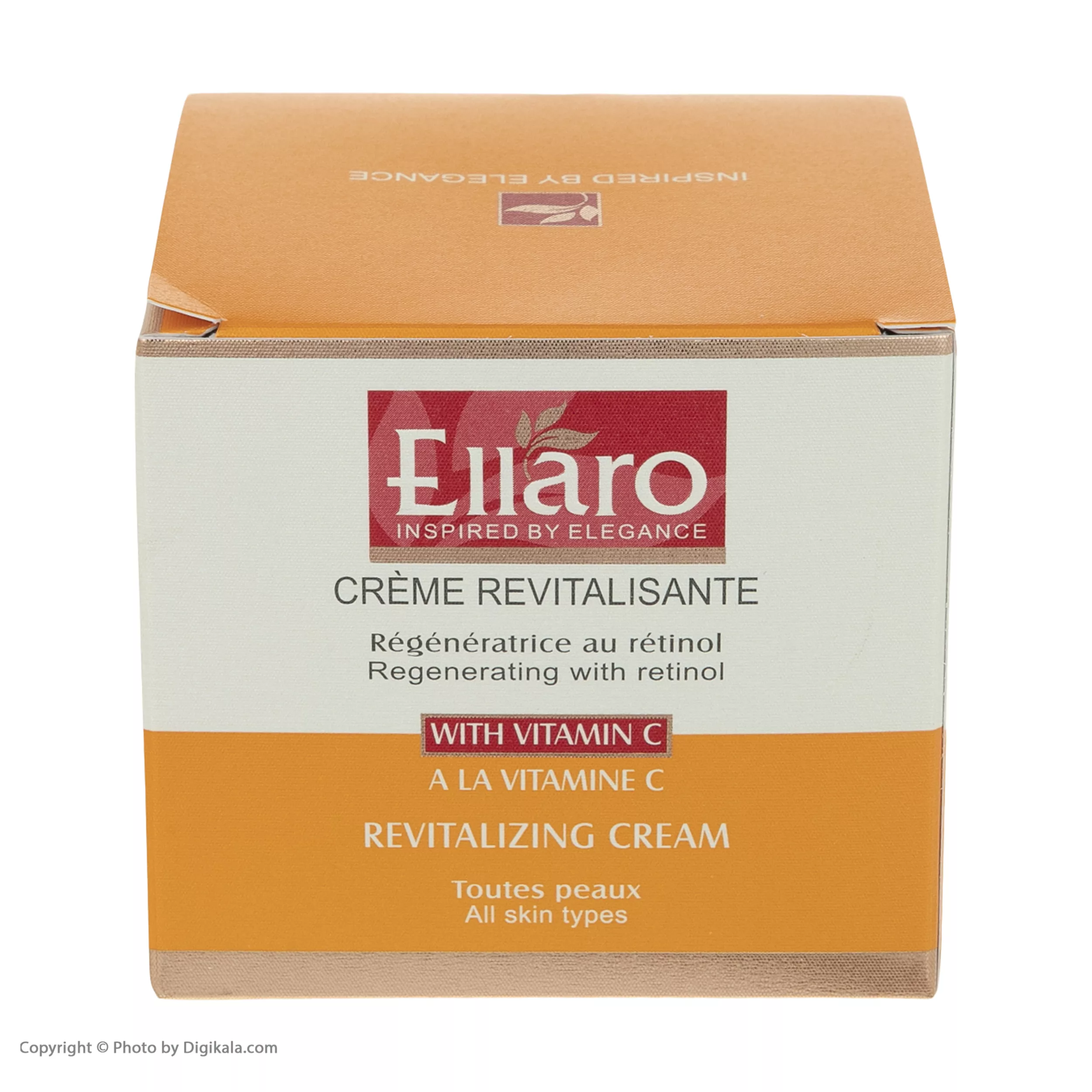 کرم احیا کننده و شاداب کننده الارو مدل Vitamin C تحت لیسانس حجم 50 میلی لیتر