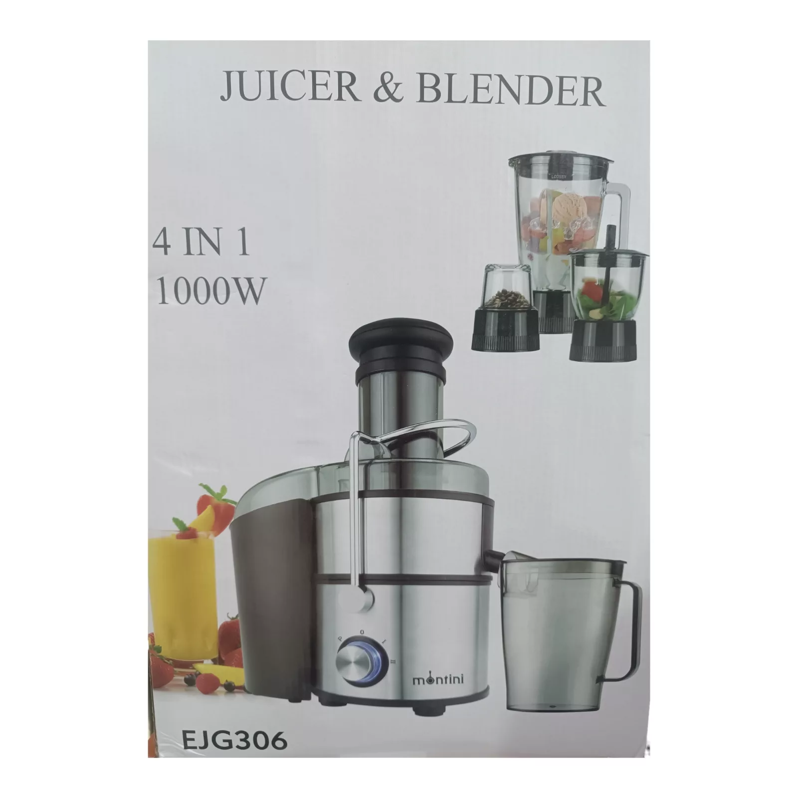 آبمیوه‌گیری چند کاره مونتینی مدل Ejg306