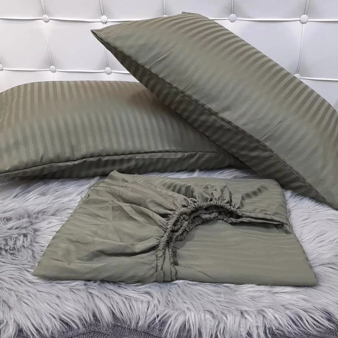 سرویس ملحفه مدل هتلی کد 160 2 نفره 3 تکه