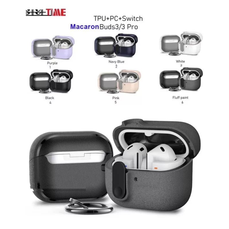 کاور مدل STOPTIME مناسب برای کیس هدفون بلوتوثی سامسونگ Galaxy Buds 3 PRO