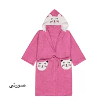 حوله پالتویی کودک هنرمند مدل cat سایز ۹۰×۸۰ سانتی متر