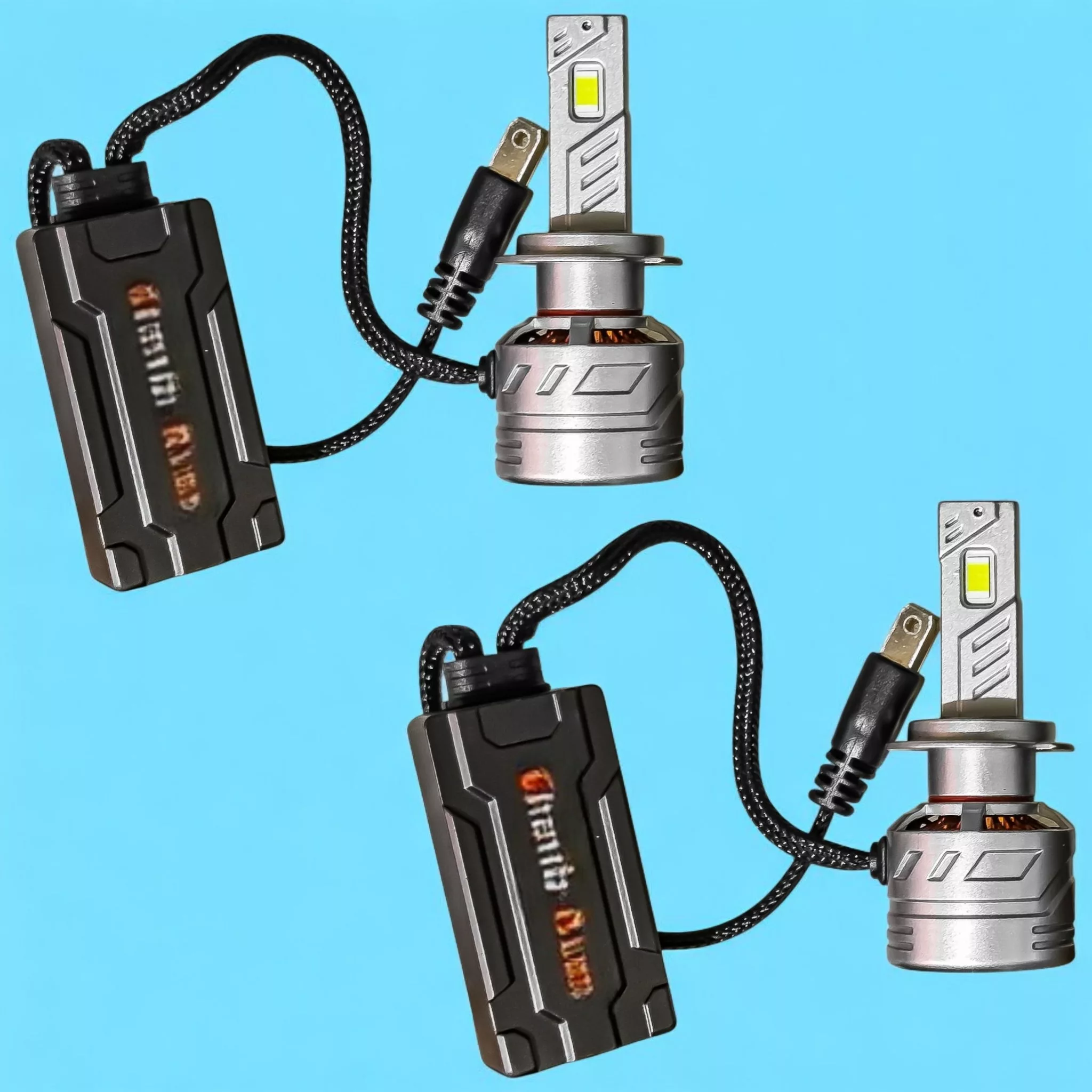 هدلایت نور پایین چراغ جلو تک حالته بست یدک مدل یخی کد CB1300 پایه H7 مناسب برای پراید 132 و 111 بسته 2 عددی