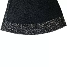 دامن راسته زنانه مدل 10314 رنگ مشکی