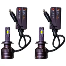 لامپ هدلایت خودرو تک حالته بست یدک مدل یخی کد VX5 پایه H7 مناسب برای پراید 111 و 132 بسته 2 عددی