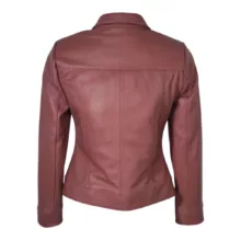 کت چرم زنانه چرمیران مدل FC1024