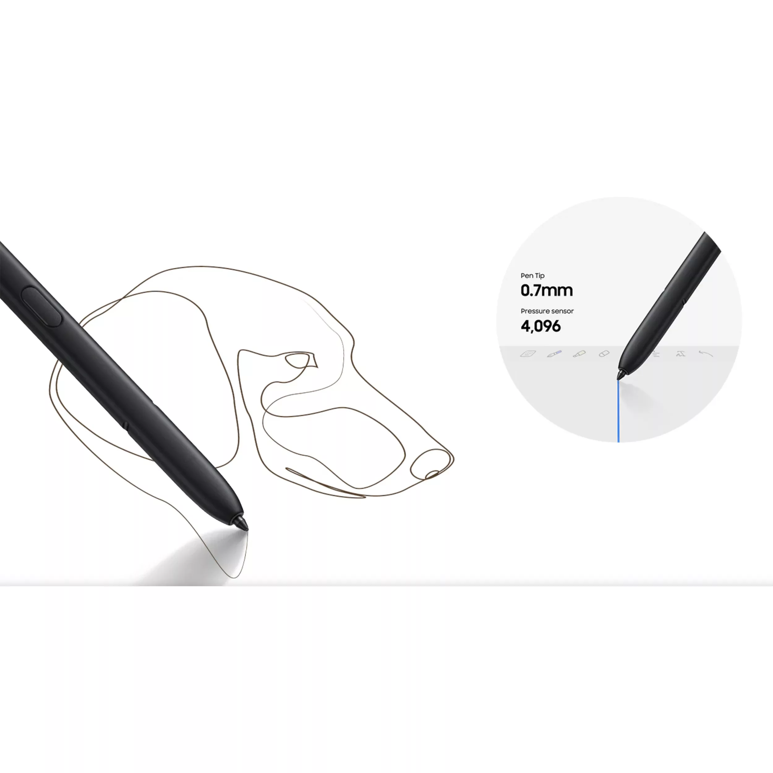 قلم لمسی سامسونگ مدل S pen EJPS918 مناسب برای گوشی موبایل سامسونگ Galaxy S23 Ultra