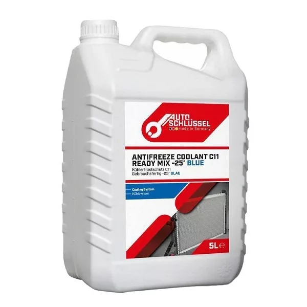 ضد یخ و مایع رادیاتور 50/50 اتو اشلوسل مدلREADY MIX BLUE حجم ۵ لیتر
