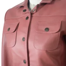 کت چرم زنانه چرمیران مدل FC1024